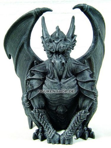 PTC 6.25 Inch Resin Medieval Sitting Guardian Gargoyle with Wings Statue - $26.72