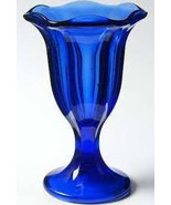 Vintage (1) Fountainware Cobalt Blue Dessert Sundae Glass by Anchor Hocking - $23.23 CAD