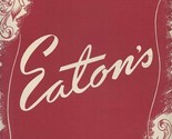 Eaton&#39;s Dinner Menu Ventura Boulevard Studio City California 1951 - £69.42 GBP