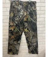 Wrangler Jeans Mens 36x32 Camo Mossy Oak Hunting Canvas Denim Pants doub... - £19.02 GBP