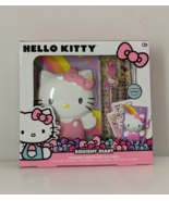 Hello Kitty 60 Sheets Pink Squishy Diary w/ 1 Decorative Pen &amp; 2 Sticker... - $24.83 CAD