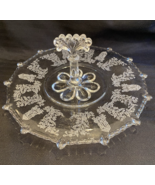 Paden City Center Handle Snack Serving Tray Gazebo Clear - $871.28 MXN