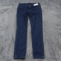 Seven7 Jeans Womens 6 Blue Denim Straight Flat Front Belt loop Button Zip Pants - £23.52 GBP
