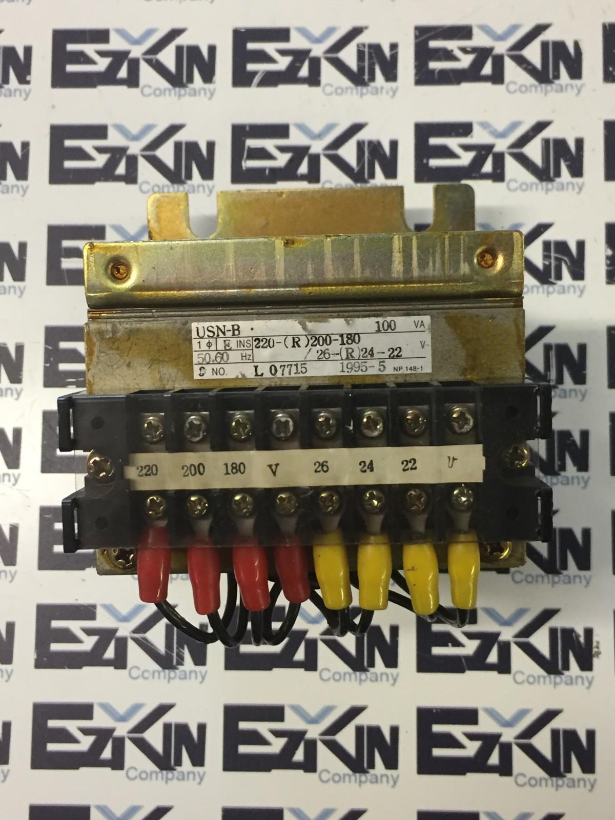 USN-B L07715 Transfomer In 200/180V Out 26/24/22V  - $55.00