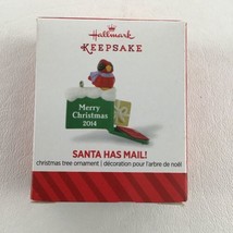 Hallmark Keepsake Christmas Tree Ornament Miniature Santa Has Mail Red B... - £13.25 GBP
