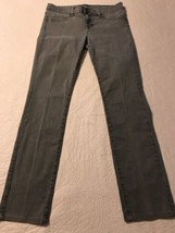 J Brand Women&#39;s Jeans Charcoal Pencil Leg Stretch Gray Jeans Size 29 X 28 - £22.48 GBP