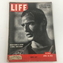 VTG Life Magazine April 20 1953 Marlon Brando In Movie &quot;Julius Caesar&quot; - £14.90 GBP