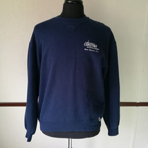 Vintage Russell Constar Financial Sweatshirt Blue Size Large Made in USA - $14.50