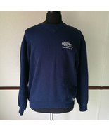 Vintage Russell Constar Financial Sweatshirt Blue Size Large Made in USA - $14.50