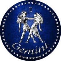 Gemini Novelty Circle Coaster Set of 4 - £15.89 GBP