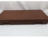 Chessex Large Miniature Brown Storage Box With Foam - £47.73 GBP