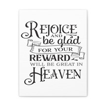  Rejoice And Be Matthew 5:12 Christian Wall Art Print Ready to H - £60.09 GBP+