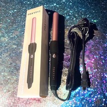 FOXYBAE 25mm Black Curling Wand with Rose Gold Colored Barrel Brand New ... - $44.54