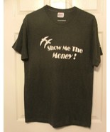 Mens Size L 42-44 Short Sleeved T-Shirt Hanes Cotton Blend &quot;Show Me The ... - $17.28 CAD