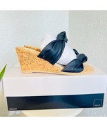 DOLCE VITA Naji Knotted Cork Wedge Mule Sandal, Size 11, Black, NWT - $68.69 CAD