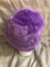 Women's Faux Fur Purple Bucket Hat - £15.65 GBP