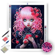 Enigmatic love and strawberry diamond painting kit 563439 thumb200