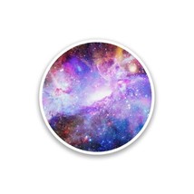 Galaxy Space Vinyl Sticker 3&quot;&quot; Wide Includes Two Stickers New - £9.12 GBP