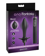 Anal Fantasy Elite Collection Auto Throb Inflatable Vibrating Plug - Black - $97.40