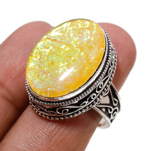 Australian Triplet Opal Vintage Style Gemstone Handmade Ring Jewelry 8&quot; SA 2266 - £3.99 GBP