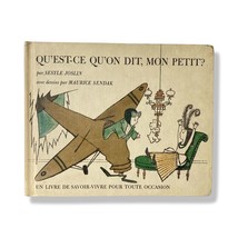 Vintage HB VGUC Qu’est-ce Qu’on Dit Mon Petit? 1st Ed French - Joslin &amp; ... - £17.73 GBP
