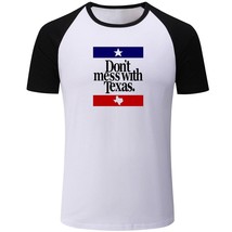Mens Boys Casual T-Shirts Graphic Print Don&#39;t Mess With Texas Tops Shirt... - £12.82 GBP