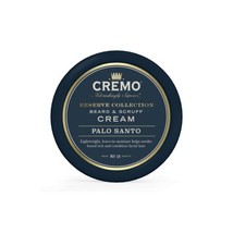 Cremo Beard &amp; Scruff Cream, Palo Santo (Reserve Collection) 4 oz Light-Hold - £11.78 GBP