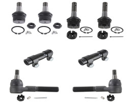 4x4 FORD F-150 Pickup Upper Lower Ball Joints Tie Rods Sleeves Steering ... - £58.37 GBP