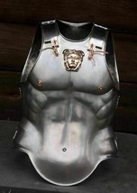 Halloween Medieval Knight Steel Roman Muscle Cuirass Armor - £228.71 GBP