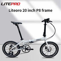 Litepro 20Inch Folding Bike Aluminum Alloy Frame External 10Speed Disc Brake Bic - £437.20 GBP