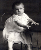 Girl Baby RPPC Real Photo Antique Postcard Vintage Lorraine Bernadine Se... - £7.90 GBP