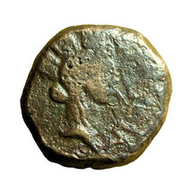 Ancient Greek Coin Carteia Spain AE20mm Fortuna / Neptune Very Rare 04005 - £28.76 GBP