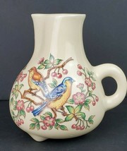 Vintage Lord &amp; Taylor Birds and Blossoms Vase Pitcher Creamer Made Japan EUC - $32.34