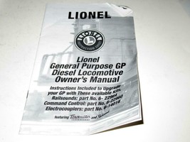 Lionel General Purpose Gp Diesel Loco Owners Manual - Exc. - M41 - £5.21 GBP