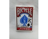 Bicycle Jumbo Playing Cards Red Deck Sealed - £7.03 GBP