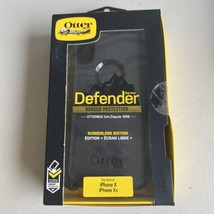 OTTERBOX Defender Series Case for iPhone X - Black Belt Clip Holster - £23.25 GBP