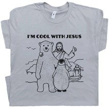 Jesus Shirt I&#39;m Cool With Jesus Shirts Funny Christian Shirts for Women Men Ladi - £15.17 GBP