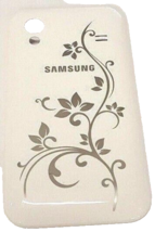 OEM Flowers White Housing Case Battery Door Back Cover For Samsung Galaxy S5830 - £5.68 GBP