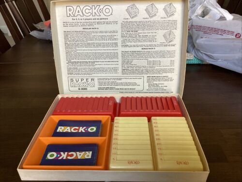 1982 Milton Bradley RACK-O Card Game Complete. Vintage.  Made USA. - $14.85