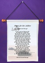 Prayer for Our Soldiers - Personalized Wall Hanging (980-1) - £15.72 GBP