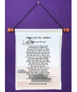 Prayer for Our Soldiers - Personalized Wall Hanging (980-1) - £15.63 GBP