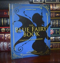 Blue Fairy Book Andrew Lang Complete Illustrated Unabridged New Deluxe Hardcover - £19.25 GBP