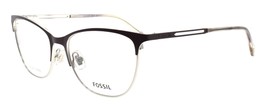 Fossil FOS 7134/G Q7O Women&#39;s Eyeglasses Frames 53-17-140 Mauve Grey - £52.07 GBP