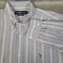 Ralph Lauren Mens Shirt Heavy Cotton Long Sleeve 17 - 34 Button Down Str... - $20.19