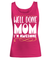 Well done mom, heliconia Women&#39;s Tank Top. Model 60045  - £21.38 GBP
