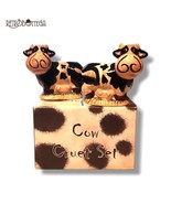 Salt And Pepper COW 2 Piece Ceramic Table Set Farm Collectible - $318.46 MXN