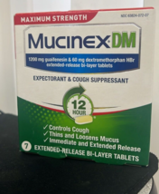 Mucinex DM Maximum Strength 12hrs 7 tablets Exp 05/2026 - £7.27 GBP