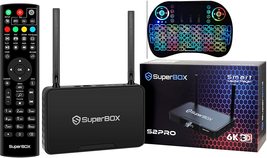 2021 Newest SuperBox S2 PRO with New Powerful 2GB RAM+16GB Quad cores 6K... - £318.54 GBP
