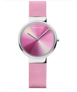 Bering Womens Watch Milanese Pink Stainless Steel Mesh 31mm Quartz Analog - €121,16 EUR Bering Womens Watch Milanese Pink Stainless Steel Mesh 31mm Quartz Analog - €121,16 EUR