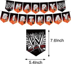 Wrestling Birthday Party Decorations Wrestling Birthday Party Supplies S... - £52.70 GBP